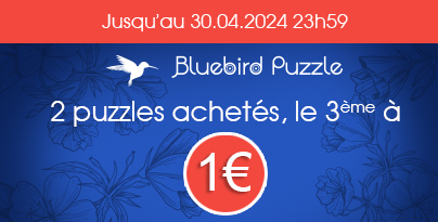 Bluebird Puzzle - 2 achetés, le 3ème à 1€
